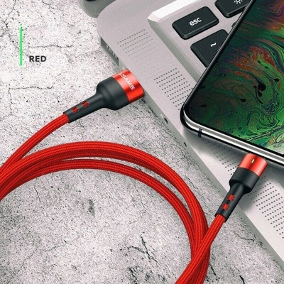 Kabllo USAMS USB A - MicroUSB (63762-uniw), 1m, e kuqe