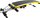 Stol për ushtrime Neo-Sport, 136x54x55cm, i zi