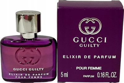 Parfum Gucci Guilty Elixir de Parfum Pour Femme, 5ml, mini, vjollcë