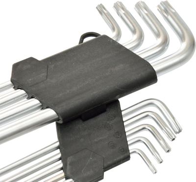 Сет клучеви TORX GEKO, 9 парчиња, T10 T50, 190mm