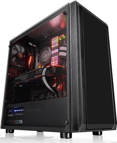 Kasë Thermaltake Versa J25 TG Black Window, Midi Tower