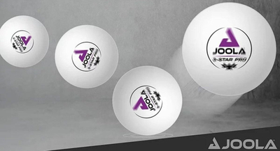 Toptha pingpongu Joola Pro 3-Star, 40+ mm, set me 6 copë, t’bardhë