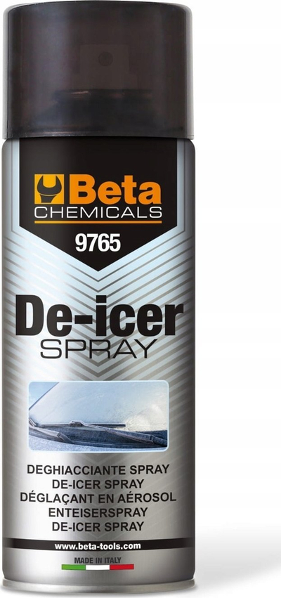 Spray për shkrirjen e xhamit Beta Chemicals 9765, de-icer, 400ml, gri