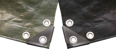 Velo mbrojtëse Green-it Protective Cover Double, 4 x 6 m, 180 g/m², jeshile e zezë