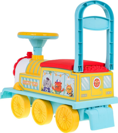 Tren lodër kalorës Dearbong Musical Lion, me drita edhe tinguj, për kalamaj 3+ vjeç, shumëngjyrësh