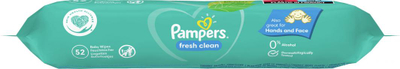 Letra të lagështa Pampers FreshClean, 624 copa