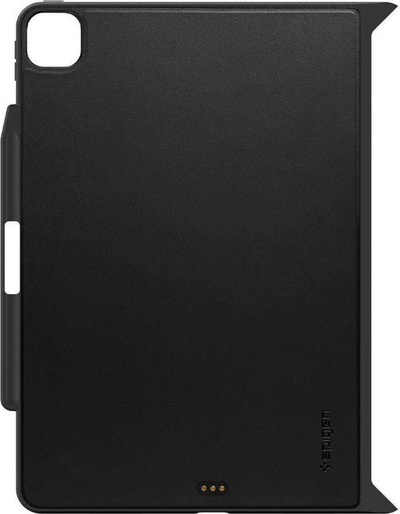 Mbrojtëse tableti Spigen Thin Fit Pro për iPad Pro 12.9" 2021–2022, me mbajtëse për Apple Pencil, e zezë