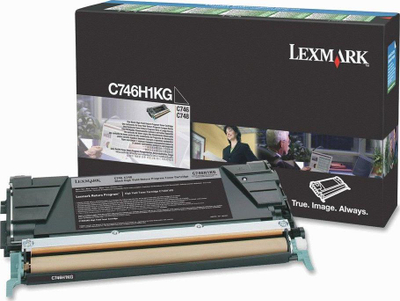 Toner për printer Lexmark C746H1KG, 12 000 fletë, i zi