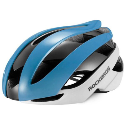 Helmetë biçiklete Rockbros 10110004003, L, blu me të bardhë