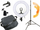 Set drite Ring Light, 45W, stativ 230 cm, dritë e bardhë