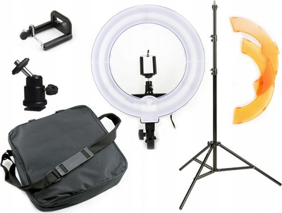 Set drite Ring Light, 45W, stativ 230 cm, dritë e bardhë