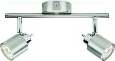 Spot tavanor Philips Meranti, 2x GU10, shirit, krom mat