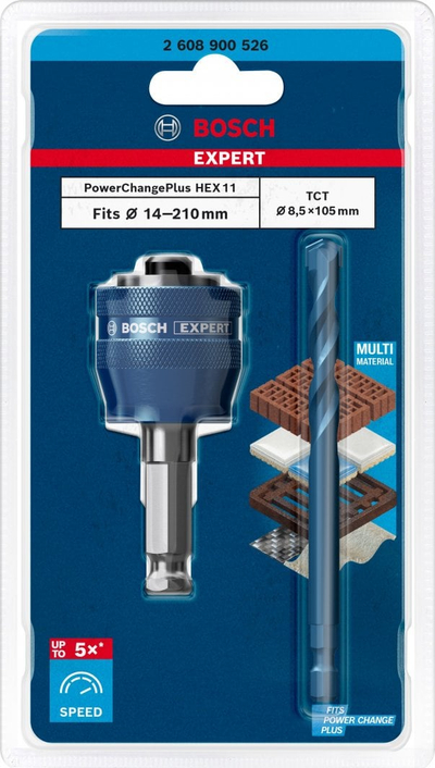 Adapter për gërshërë rrethore Bosch EXPERT Power Change Plus, 11 mm