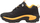 Atlete Caterpillar Intruder, mesh edhe nubuck, me taban të trashë, të zeza CAT yellow