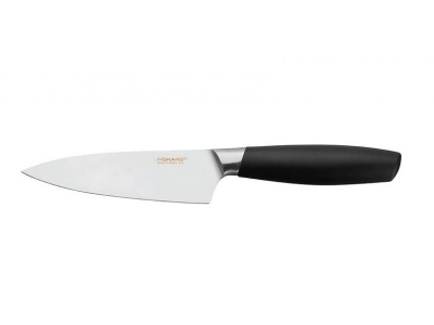 Thikë shefi Fiskars, 12 cm, zezë/argjendtë