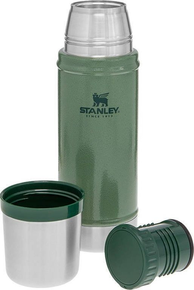 Термос Stanley Legendary Classic 0.47L, нерѓосувачки челик, термоизолација, зелен