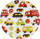 Stickerë zbukurues me filtër Craft with Fun Vehicles, vetëngjitës, shumëngjyrëshe