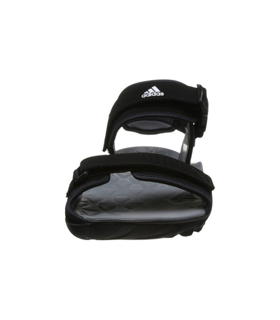Sandale për meshkuj Adidas, e hirit/e zezë