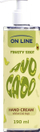 Krem duarsh ON LINE Fruity Shot Avocado, me pompë, 190ml