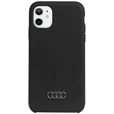 Mbulesë silikoni Audi për iPhone 11 XR 6.1", hardcase, e zezë