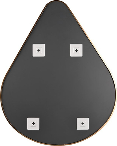 Pasqyrë Mirror M&amp;M Britta, 80x100 cm, kornizë metalike, ngjyrë ari
