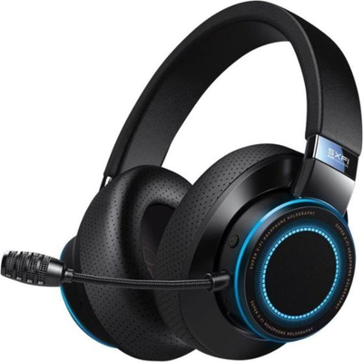 Kufje gaming Creative SXFI AIR GAMER, over ear, Bluetooth wireless USB‑C, të zeza