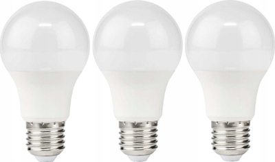 Llambë LED Nedis A60, E27, 11W, 1055 lm, dritë e ngrohtë, set 3 copë