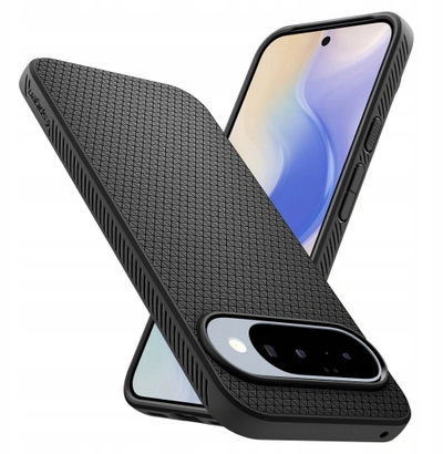 Kapak telefoni Spigen Liquid Air për Google Pixel 10 10 Pro, matte, i zi