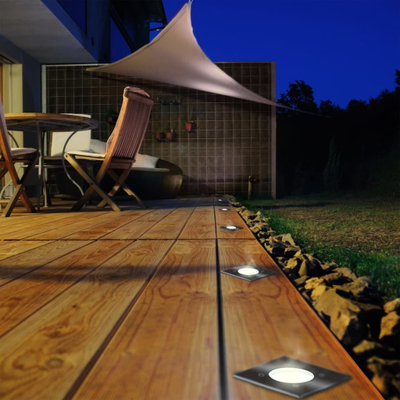 Spot tokësor i jashtëm Smartwares 01.586.20, LED 3W GU10, mban deri 800 kg, ngjyrë argjendtë