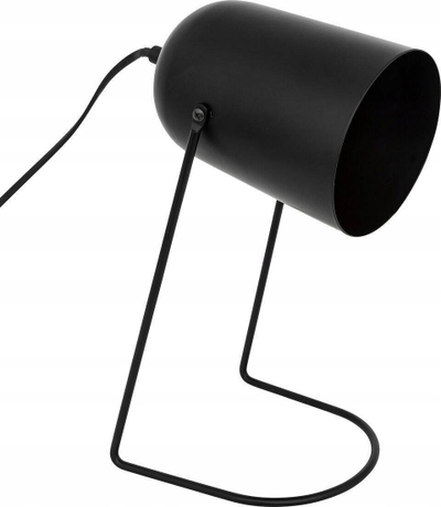Lampë tavoline Atmosphera Black Faro, çelik, 30cm, e zezë