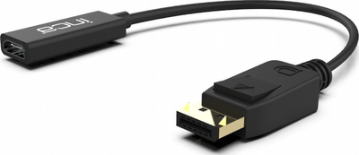 Адаптер ДисплејПорт во ХДМИ INCA IDTH-07, 4K, 0.2m, црн