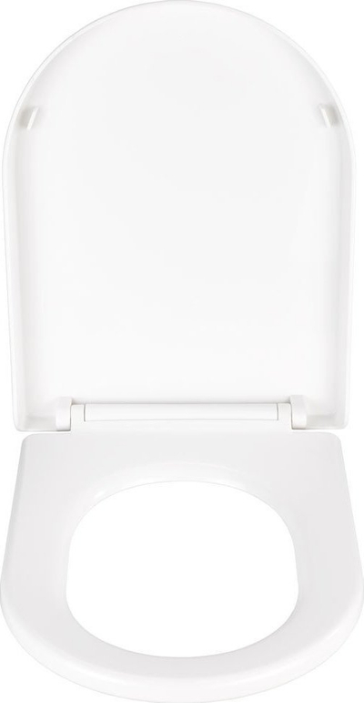 Uleçe WC Wenko Premium Calla 22414100, termoplastike, mbyllje soft, e bardhë