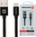 Kabllo USB Swissten Textile, USB A me USB C, 0.2m, e zezë