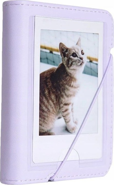 Album foto Love Instant Mini, 28 foto, për Fujifilm Instax Mini, vjollcë
