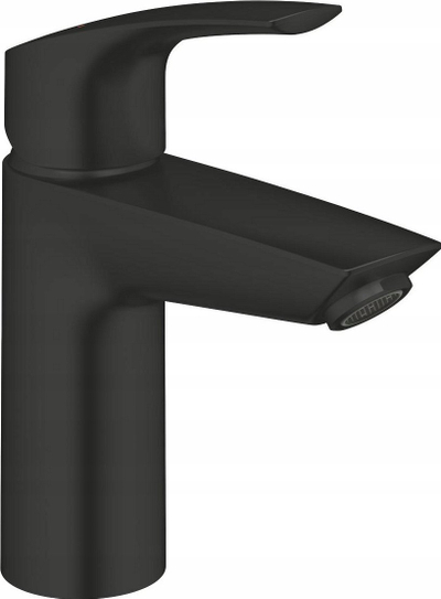 Rubinet lavamani Grohe Eurosmart S-Size, 1 vrimë, grykë 16.9 cm, mat i zi