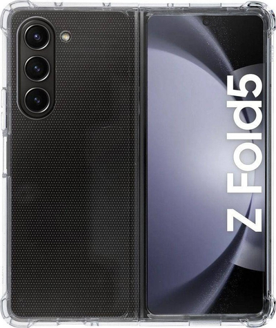 Mbrojtëse telefoni Clear Case për Samsung Galaxy Z Fold5, TPU fleksibël, palosje 5G, transparente