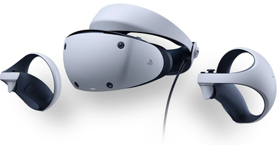 Set PlayStation VR2 dhe Horizon Call of the Mountain, i bardhë