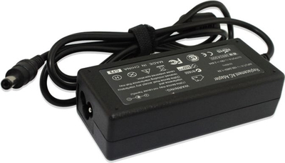 Karikues laptopi CoreParts MBA50124, adapter AC, për ambiente të brendshme, i zi
