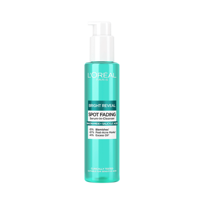 L'Oréal Paris Bright Reveal Gel për Pastrimin e Fytyrës (150 ml)
