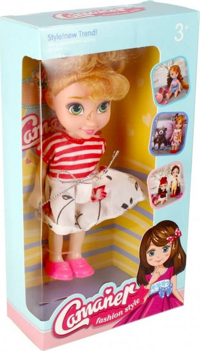 Kukull Mega Creative DOLL, 15cm, plastikë dhe tekstil, shumëngjyrëshe