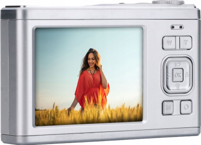Aparat fotografik i vogël AgfaPhoto Realishot DC9200, 24MP, zmadhim optik 10x, ngjyrë argjendi