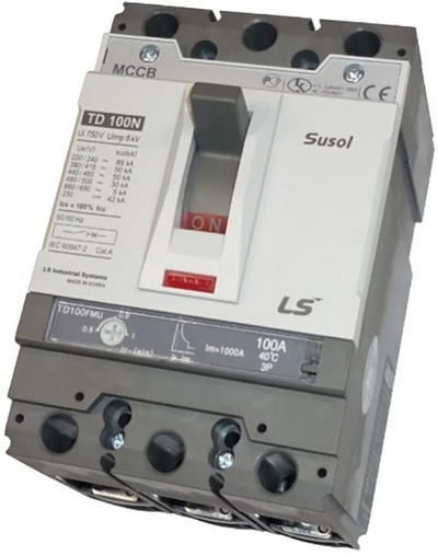 Ndërprerës fuqie LSiS TD160N FMU, 160A, 3P 50kA, gri