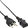 Kabllo rryme InLine Power Cable Switzerland, 5m, e zezë