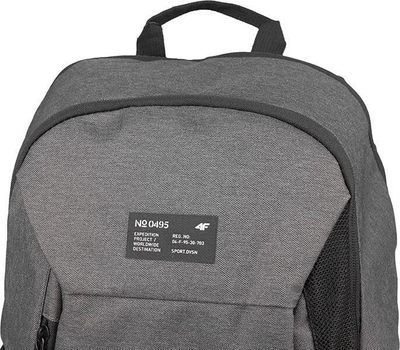 Çantë shpine 4F U189, 18L, ndarje për laptop, gri e errët