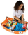 Детски патнички куфер Trunki Tiger Tipu TRU0011, 18L, со тркала, портокалов