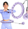 Гимнастички обруч One Fitness OHA02, за вежбање, повеќебоен