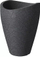 Vazo dekorative Scheurich Wave Globe High, 49cm, plastike, black granite