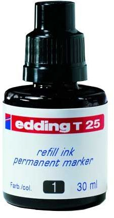 Ngjyrë për markerë Edding, 30ml, e zezë