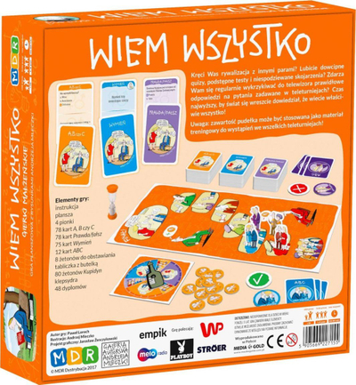Lojë tavoline MDR Marital Games I Know Everything, për çifte, edicion kuiz