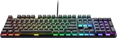 Tastierë mekanike Trust GXT 871 Zora, USB, ndriçim RGB, e zezë